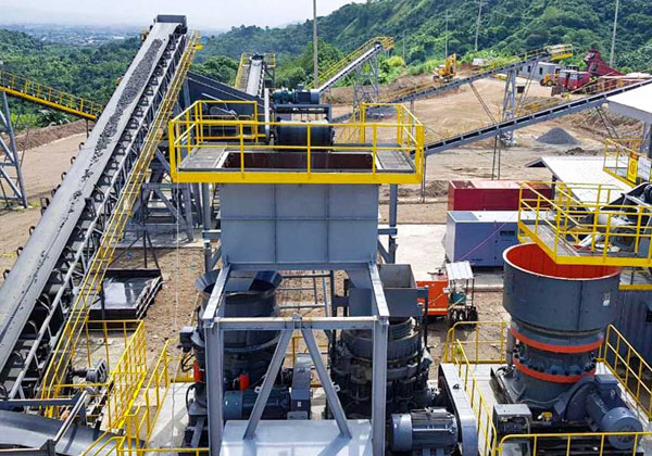 High capacity cone crusher for lithium ore